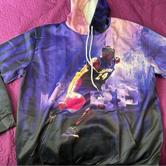 Kobe Bryant men’s polyester hoodie lightweight- XXL - 24” pit to pit - Picture 1 of 4